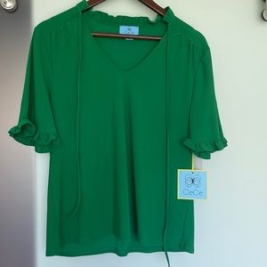 New with tags green Cece size medium shirt